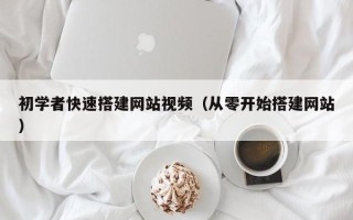 安阳初学者快速搭建网站视频（从零开始搭建网站）